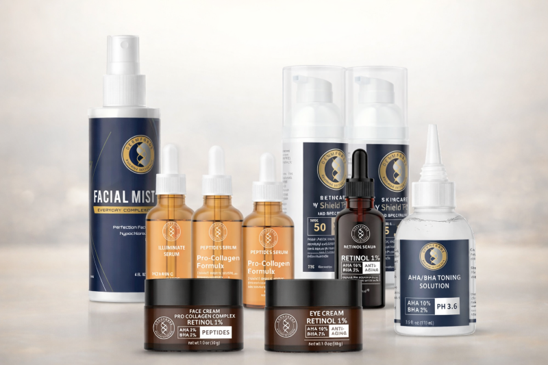 Comprehensive Skincare Routine with the DermForge Skin Care Variety Pack