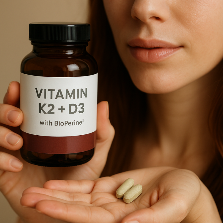 Why Vitamin K2 + D3 with BioPerine Are the Dynamic Duo Your Skin Craves