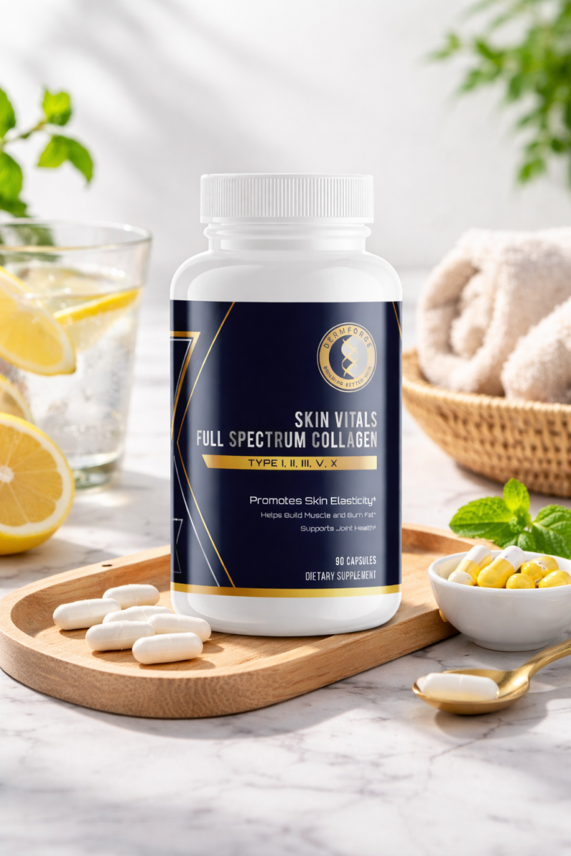 Daily Collagen Support with Skin Vitals Full Spectrum Collagen Capsules