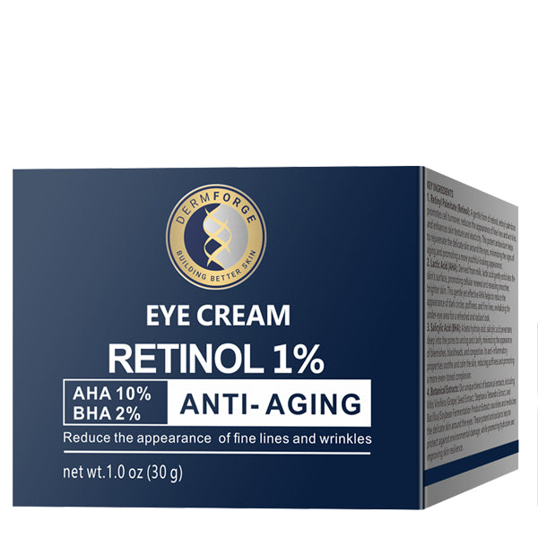 Retinol Eye Cream | Anti-Wrinkle | Dark Circles | DermForge